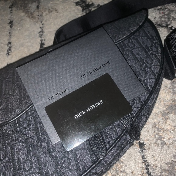 Dior Oblique Jacquard Saddle Bag - Picture 6 of 6